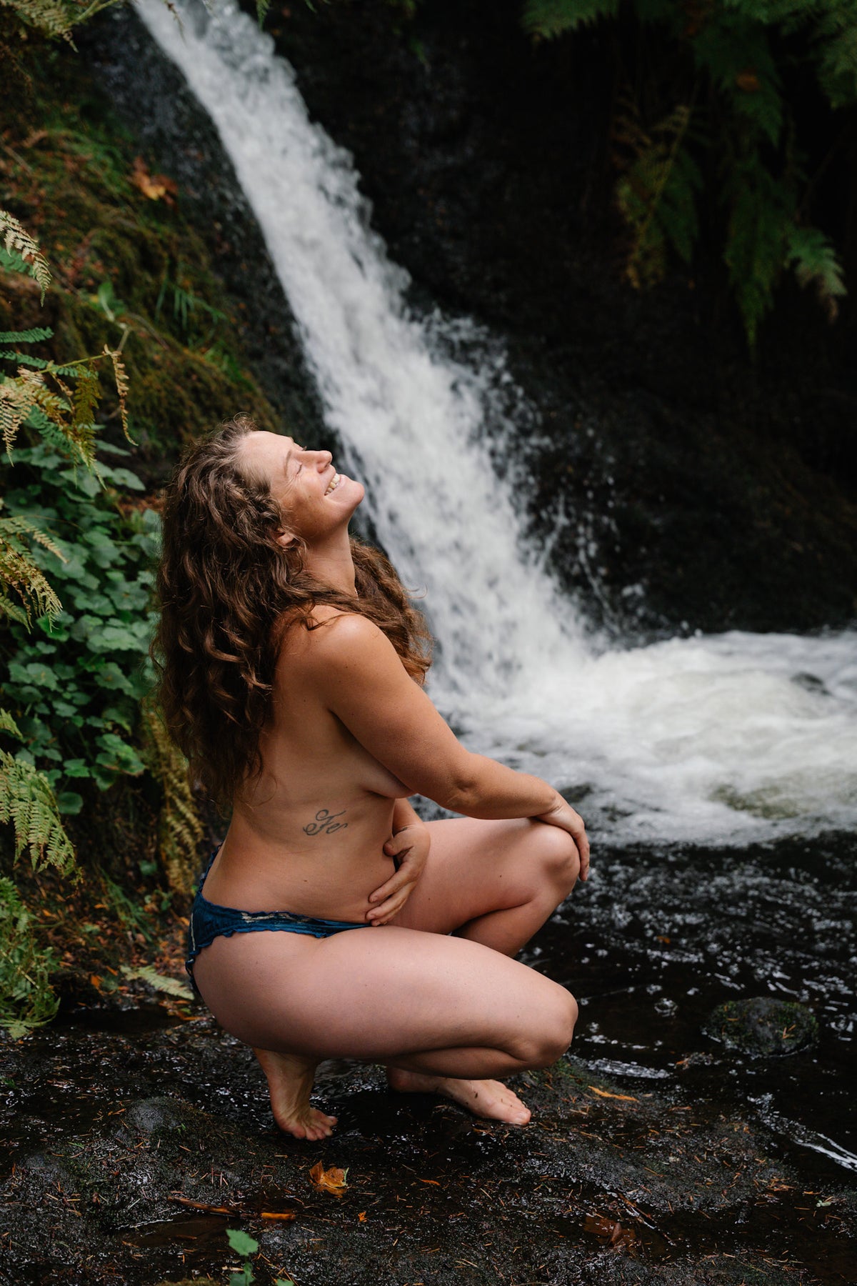 Planty Panties - Indigo Diamond Tie-Dye