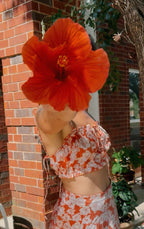 The Flora Top - Kauai Bloom